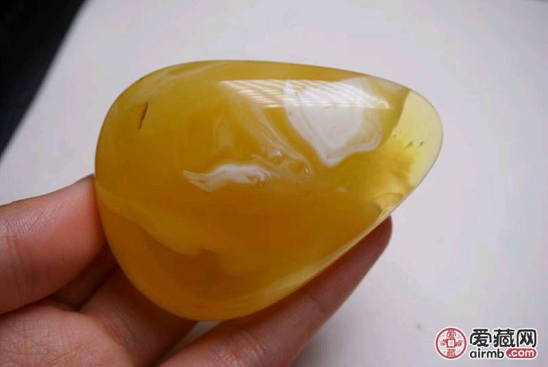 俄料鸡油黄飘瓷白花水滴，完美无