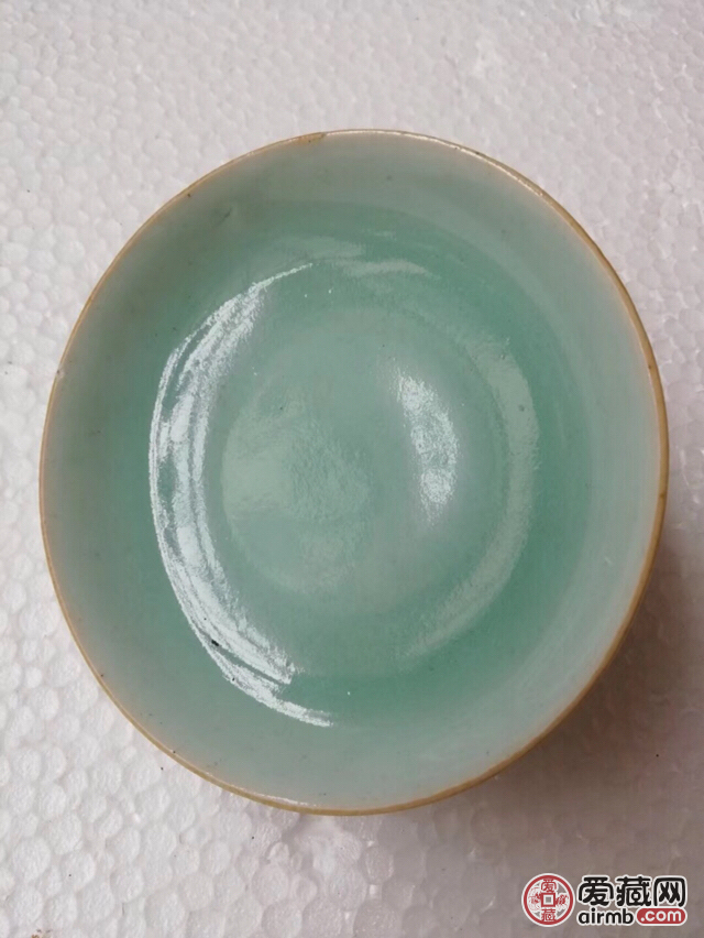 清代小碟一个，转有缘藏家珍藏。