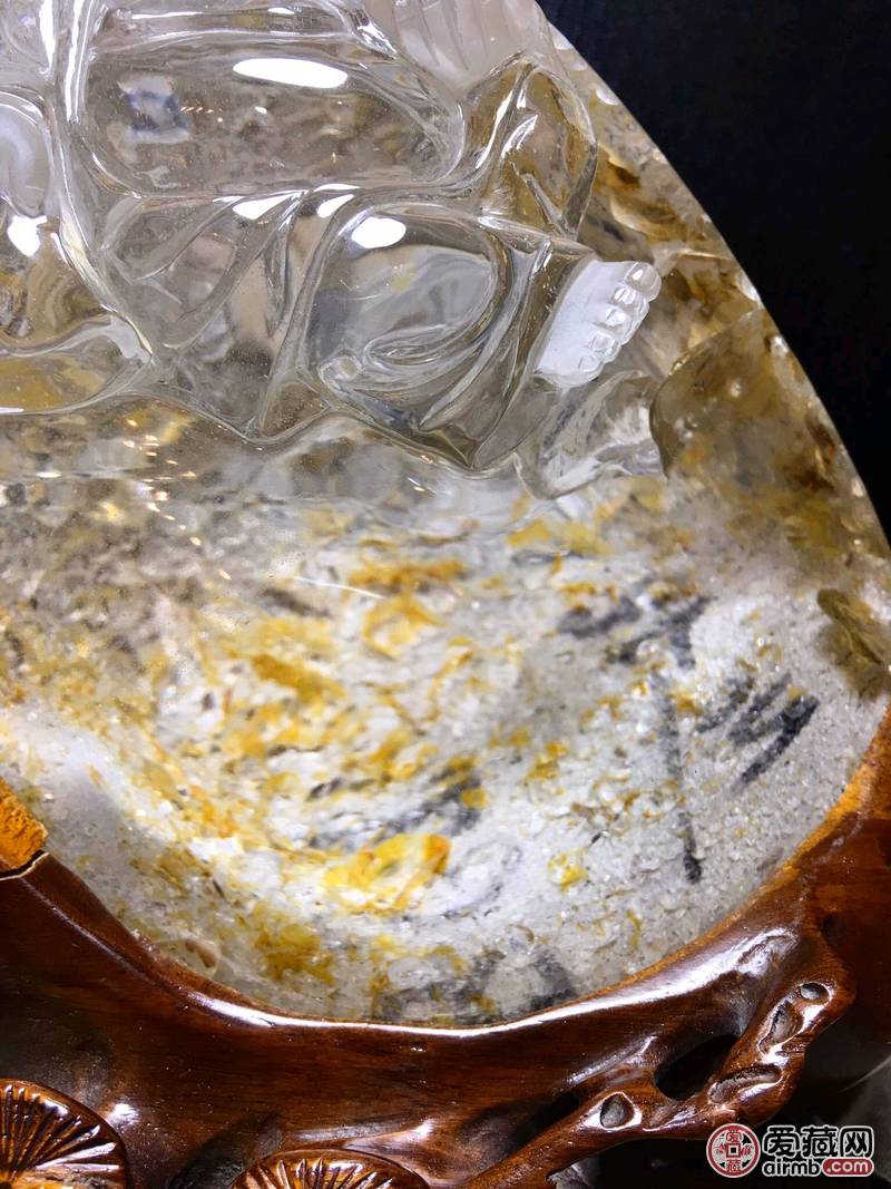 *黄胶花弥勒佛摆件??胶花色泽