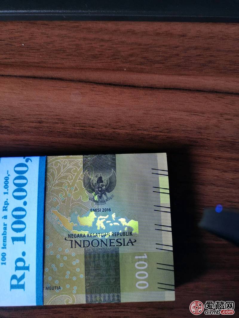 印度尼西亚外币一刀，面值100