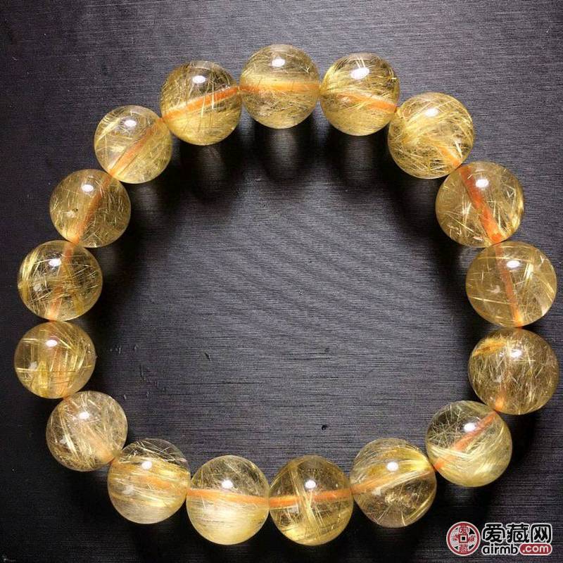 *巴西钛晶发单圈手链\n招财纳