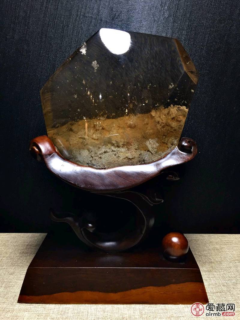 *幽灵发原石摆件、观赏石、彩幽