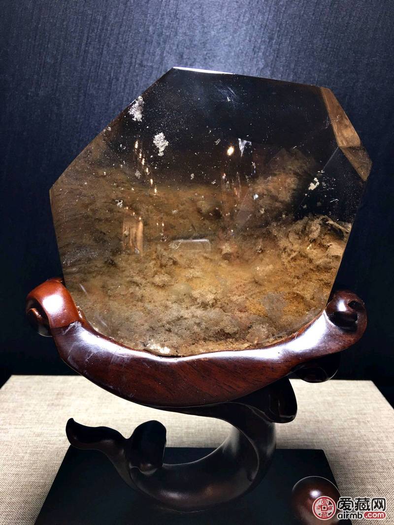 *幽灵发原石摆件、观赏石、彩幽