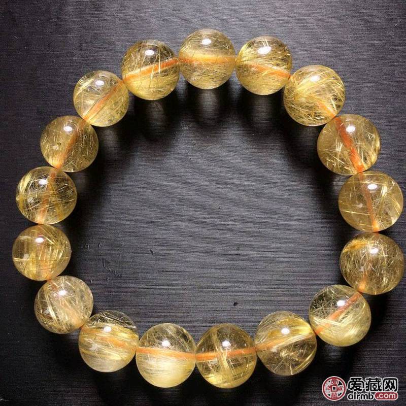 *巴西钛晶发单圈手链\n招财纳
