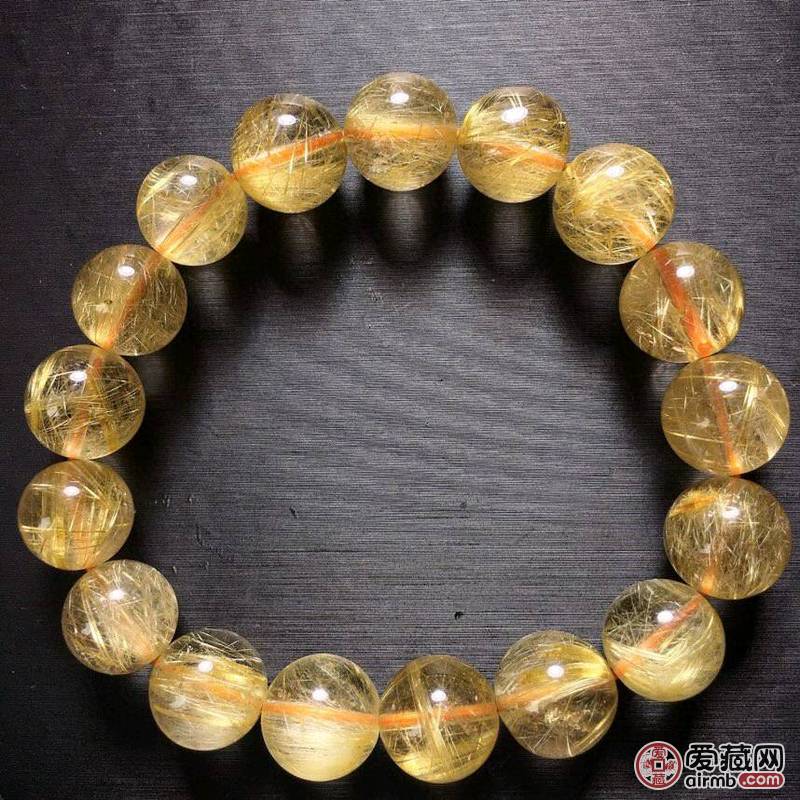 *巴西钛晶发单圈手链\n招财纳
