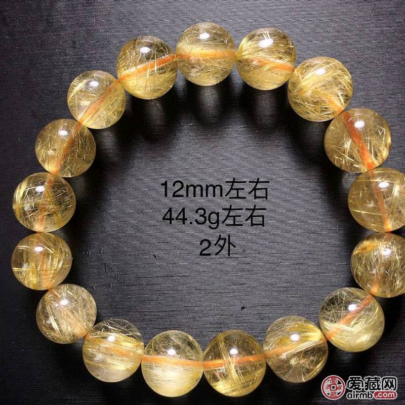 *巴西钛晶发单圈手链\n招财纳