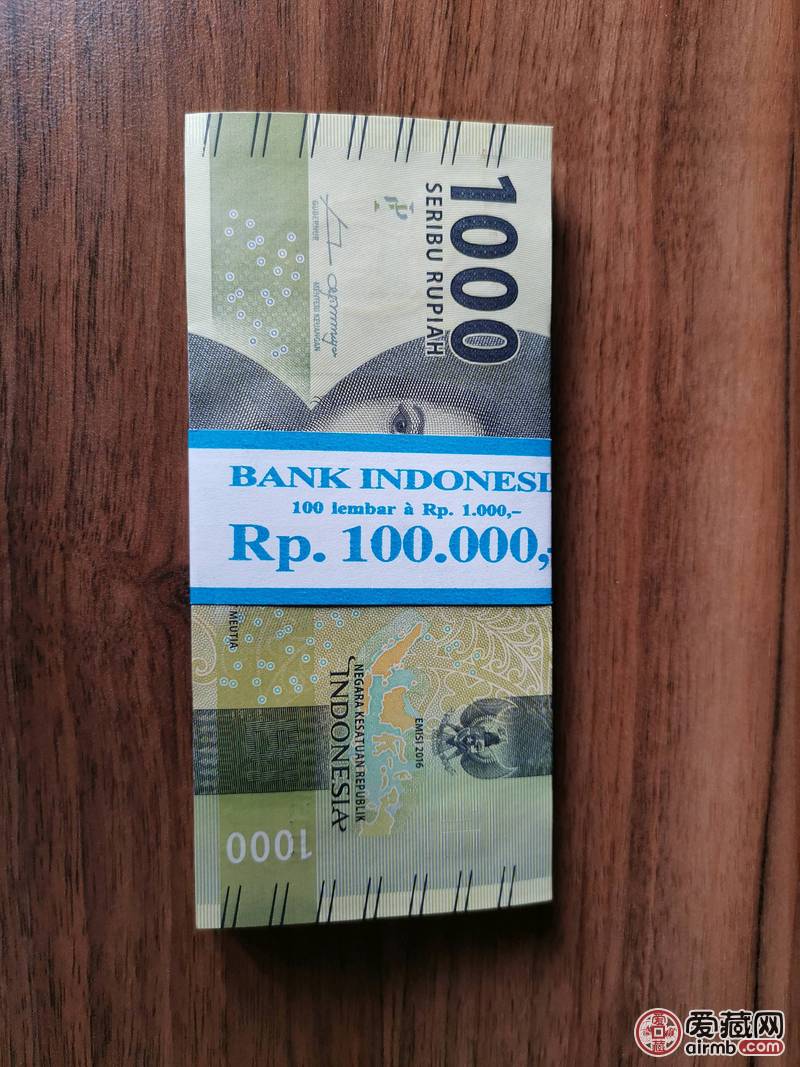 印度尼西亚外币一刀，面值100