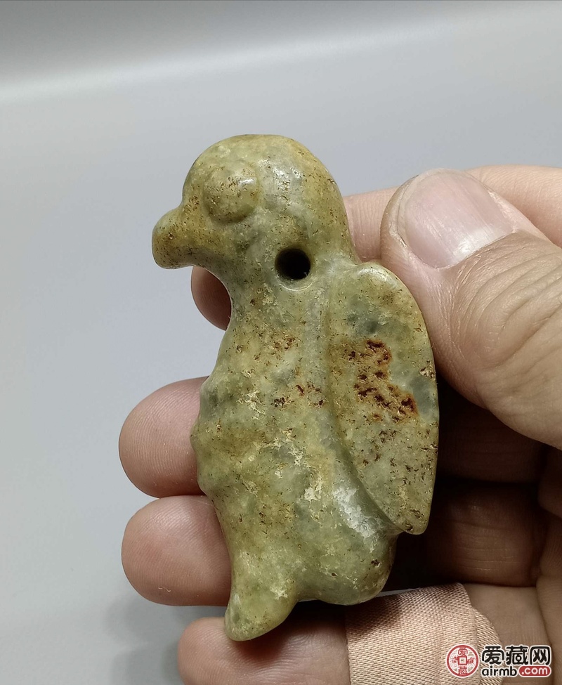 新石器玉鸟