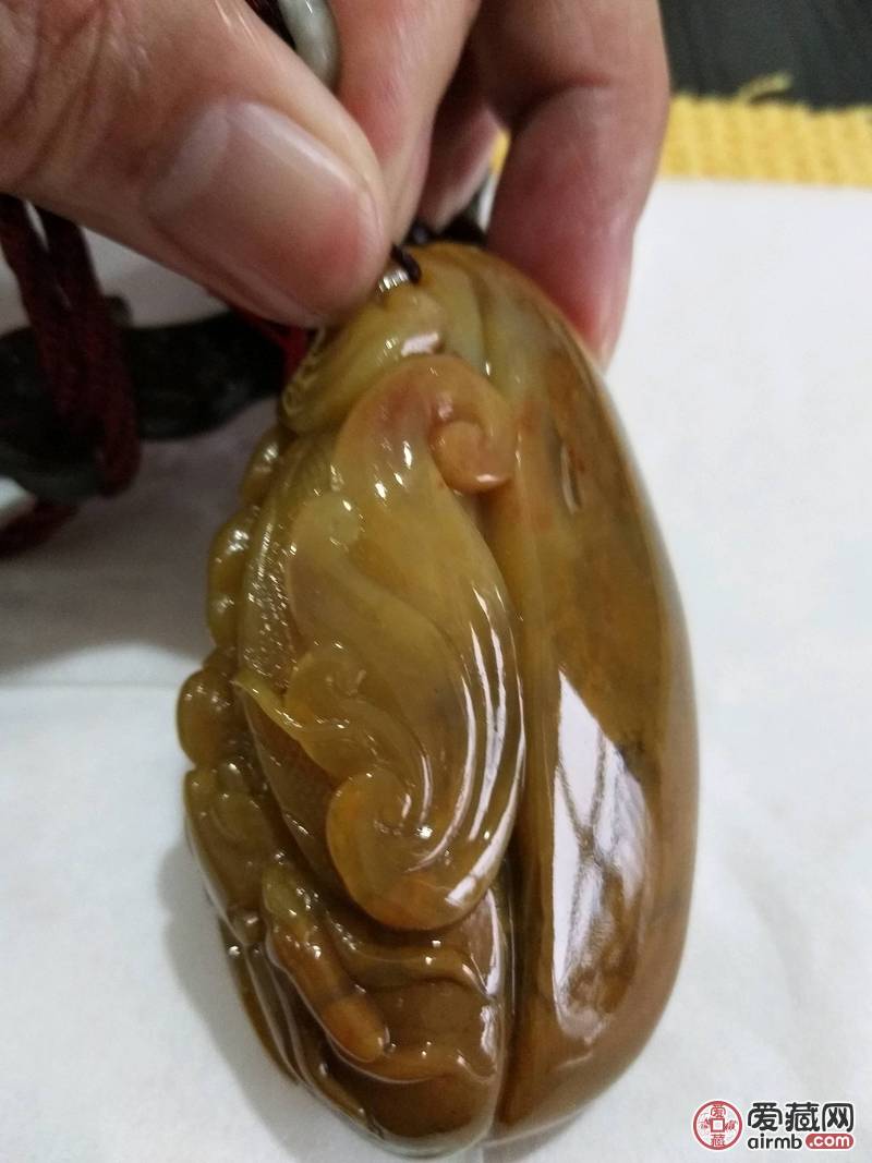 巴林石 巴林黄冻石《黄鳌元宝》