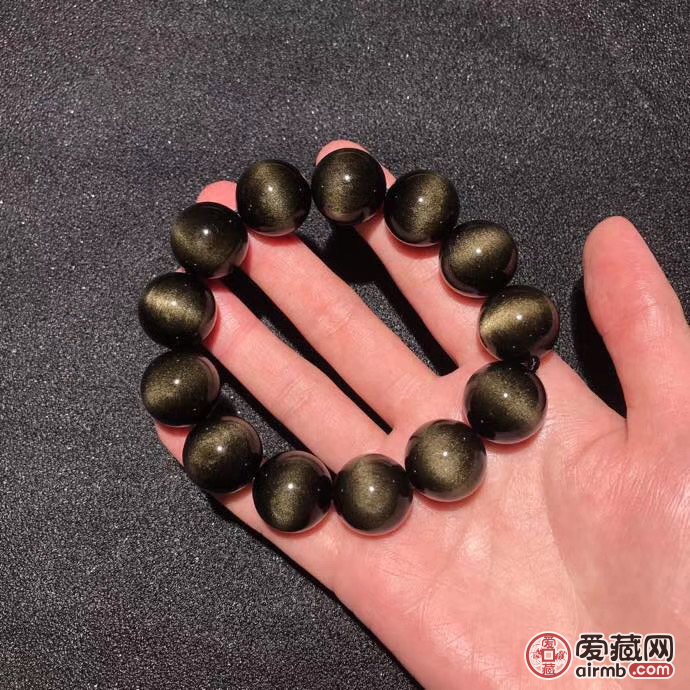 【产品】金曜石猫眼手链（25号