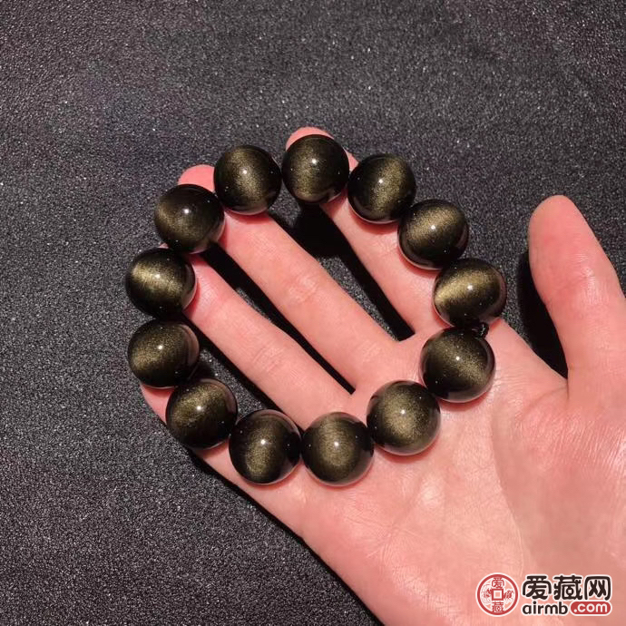 【产品】金曜石猫眼手链（25号