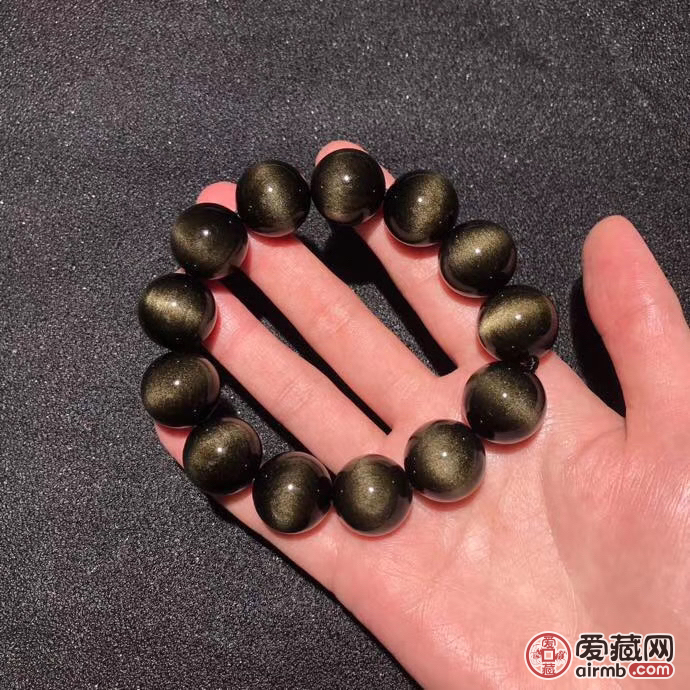 【产品】金曜石猫眼手链（25号