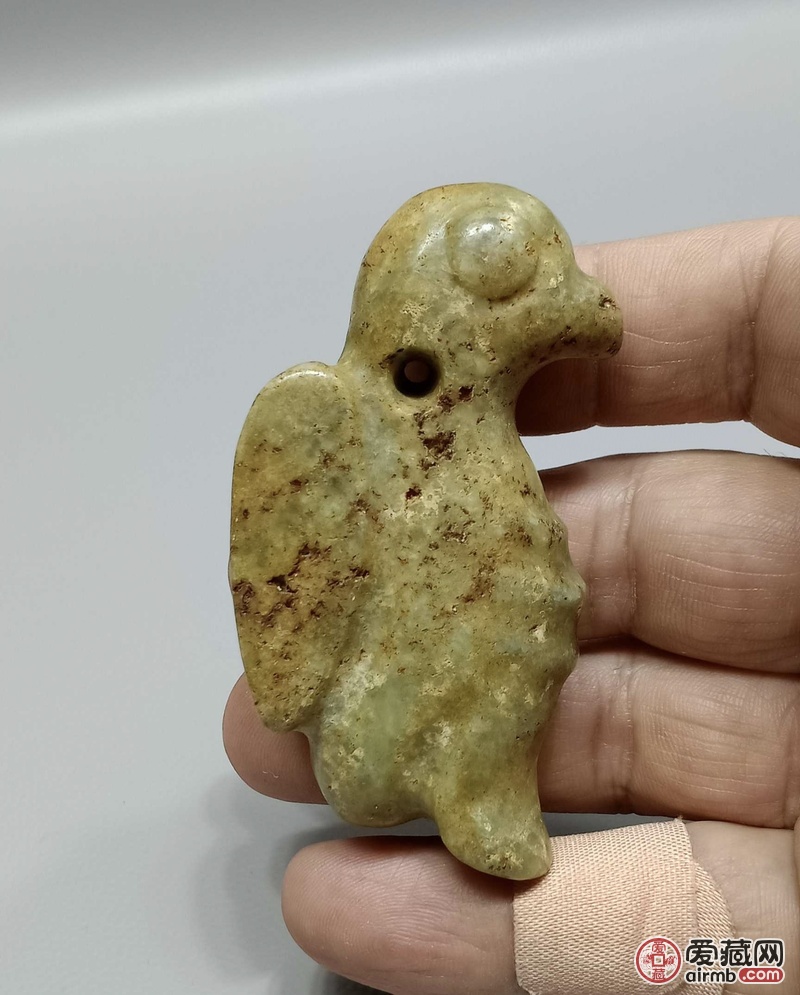 新石器玉鸟