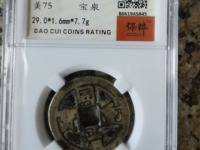 同治重宝当十宝泉大样尺寸
