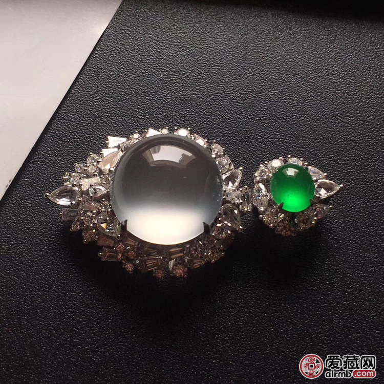 【缅甸天然a货翡翠】高冰玻璃种