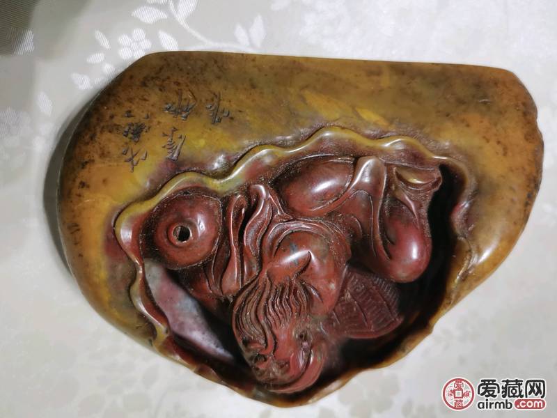 老寿山石印章