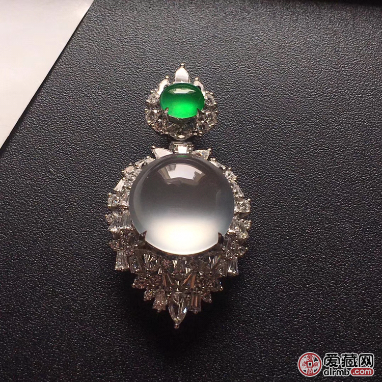 【缅甸天然a货翡翠】高冰玻璃种
