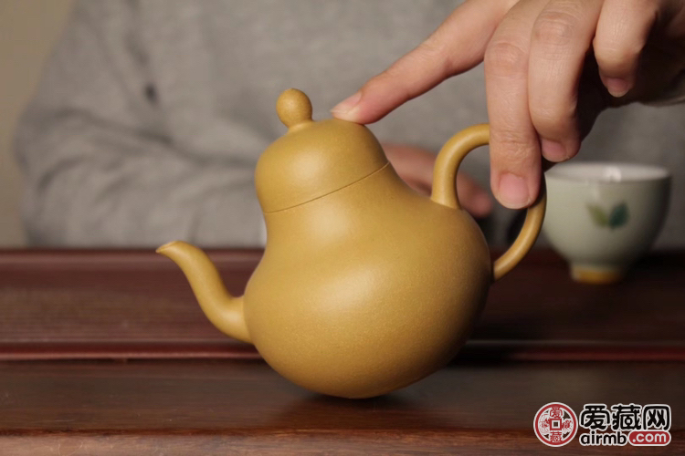 宜兴紫砂壶原矿段泥纯手工思亭