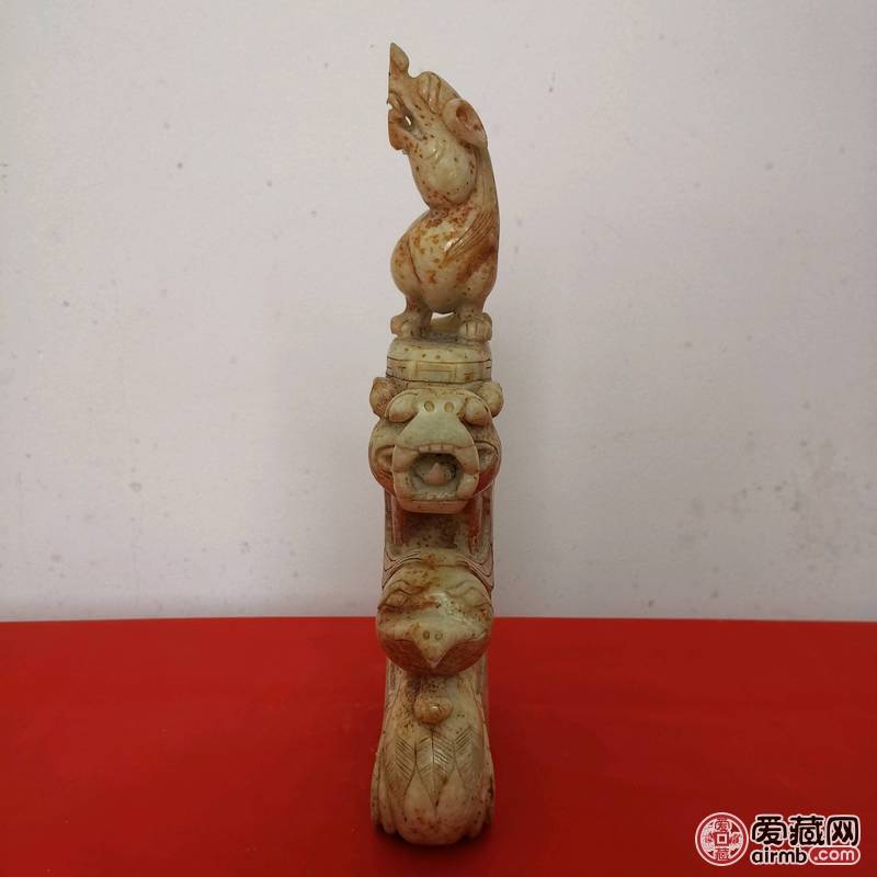 高古玉怪兽樽\n       