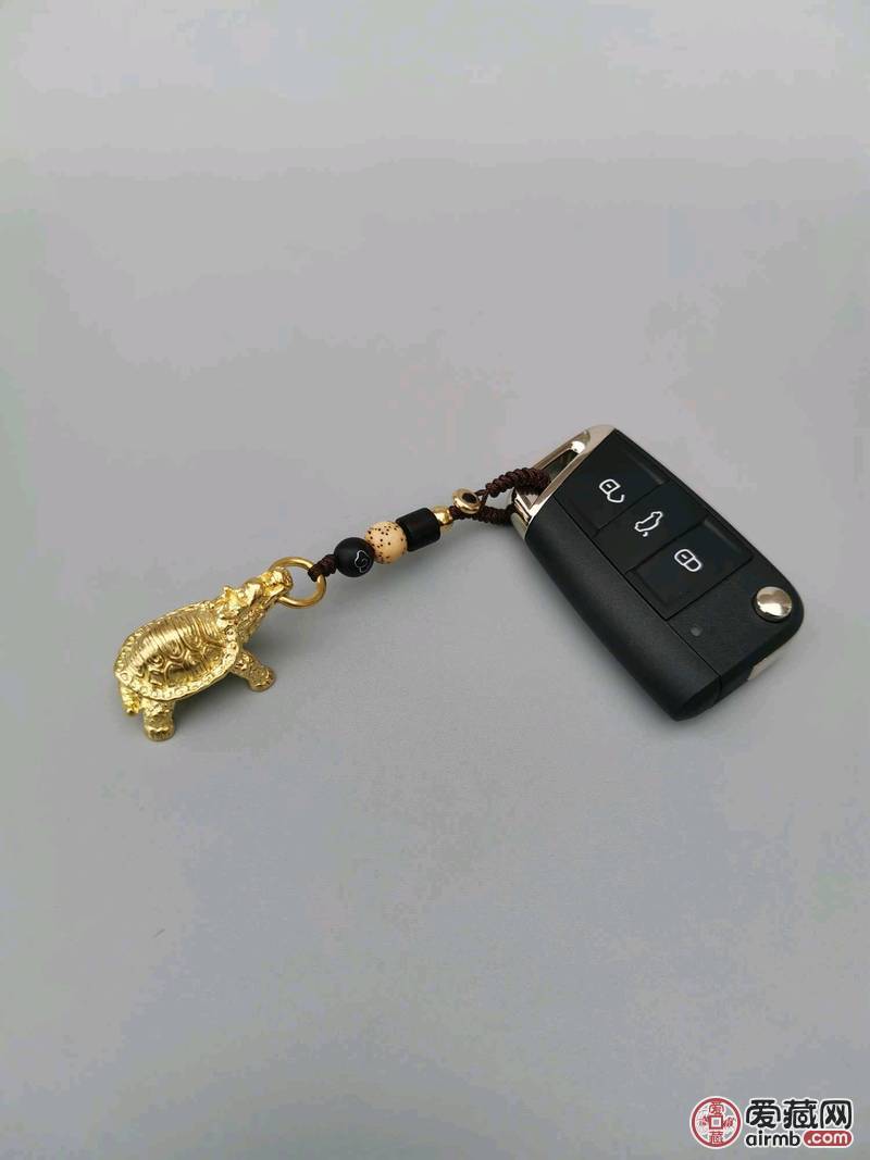 手工编织黄铜原色神兽小龙龟汽车