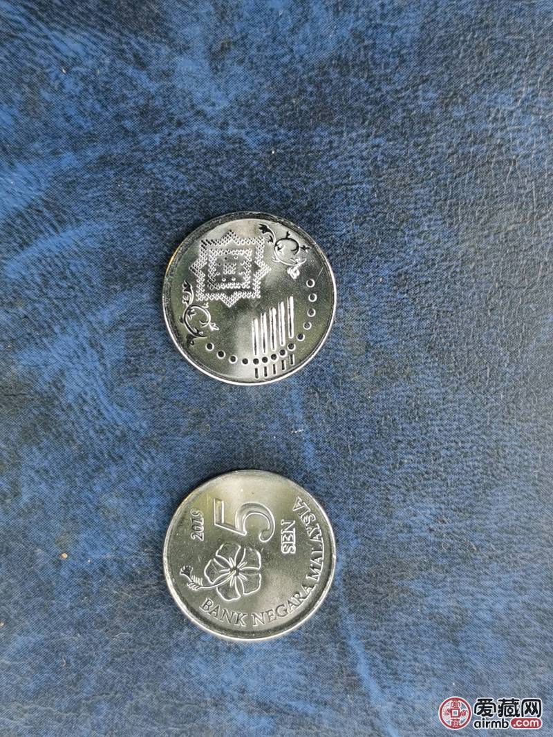 2019马来西亚5分硬币300