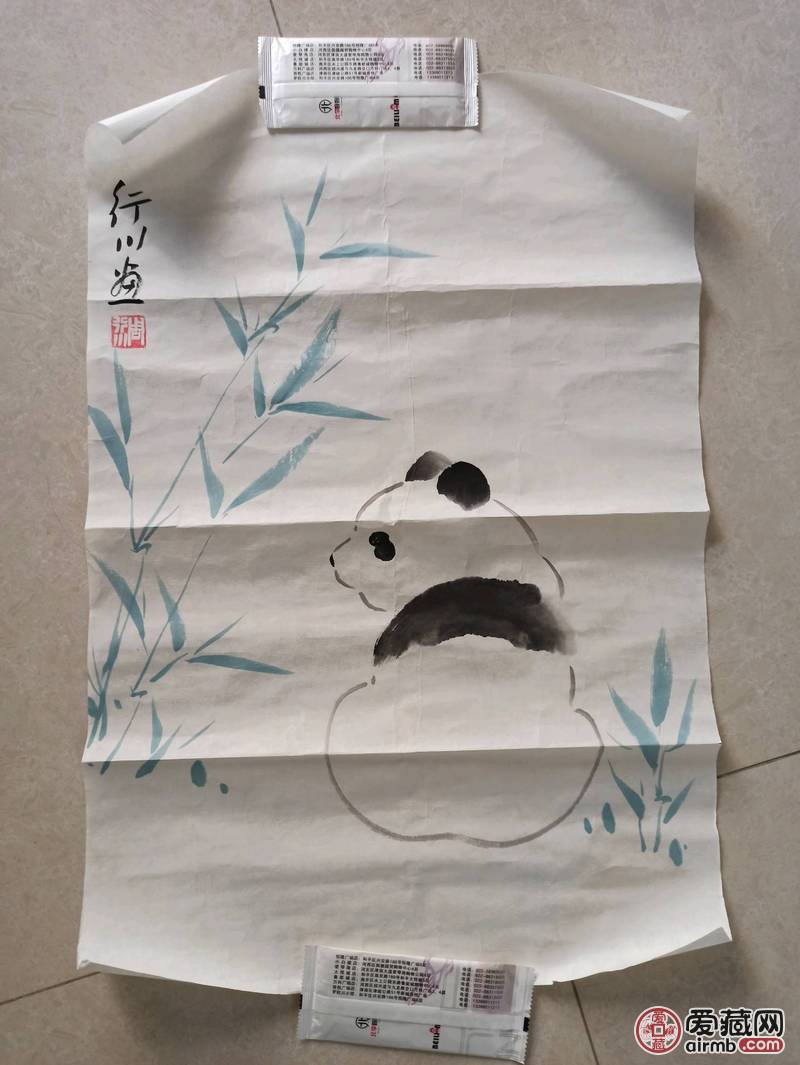 纯手绘画，实物图