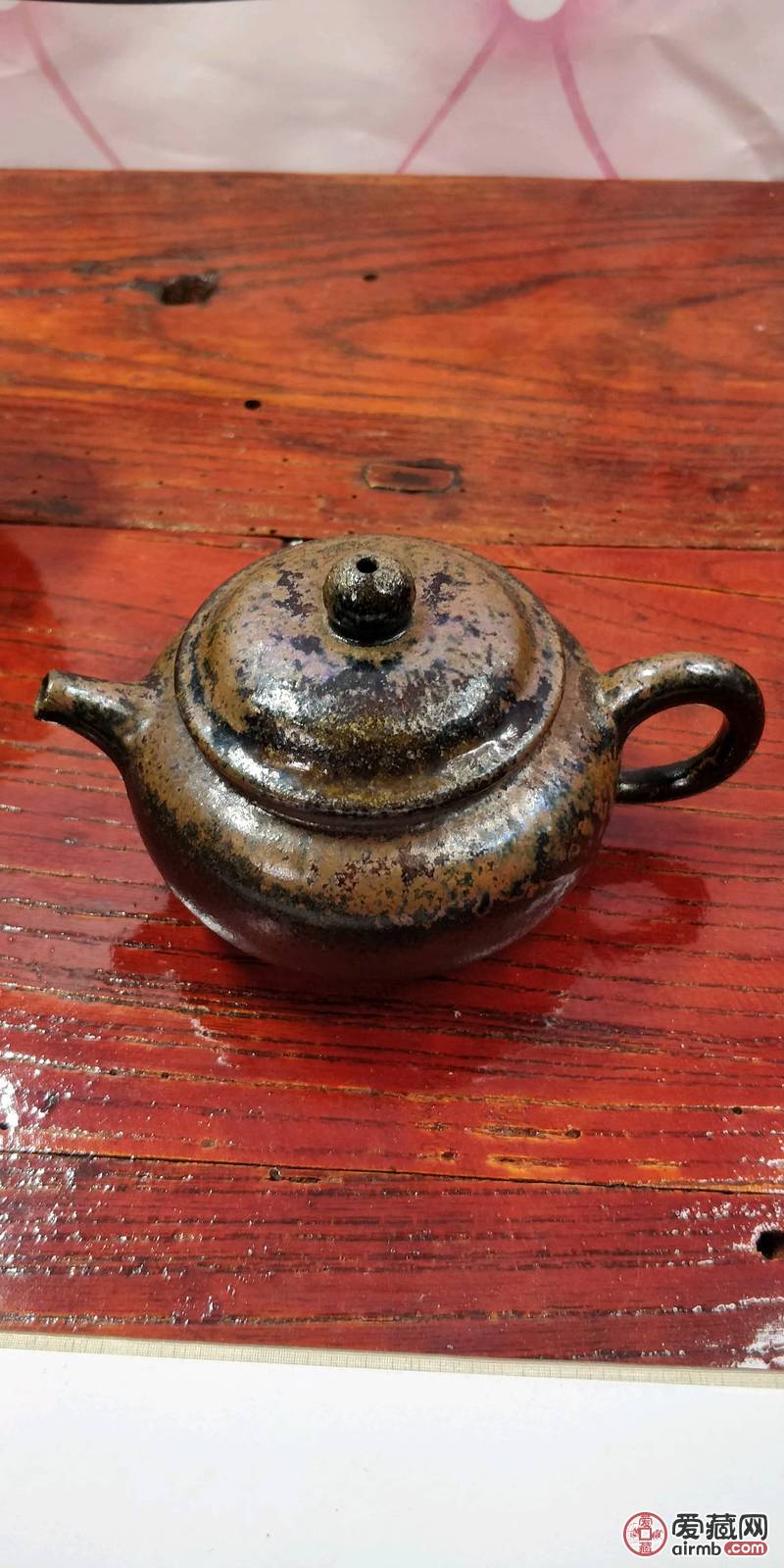 紫砂壶  柴烧全手工制作紫砂壶