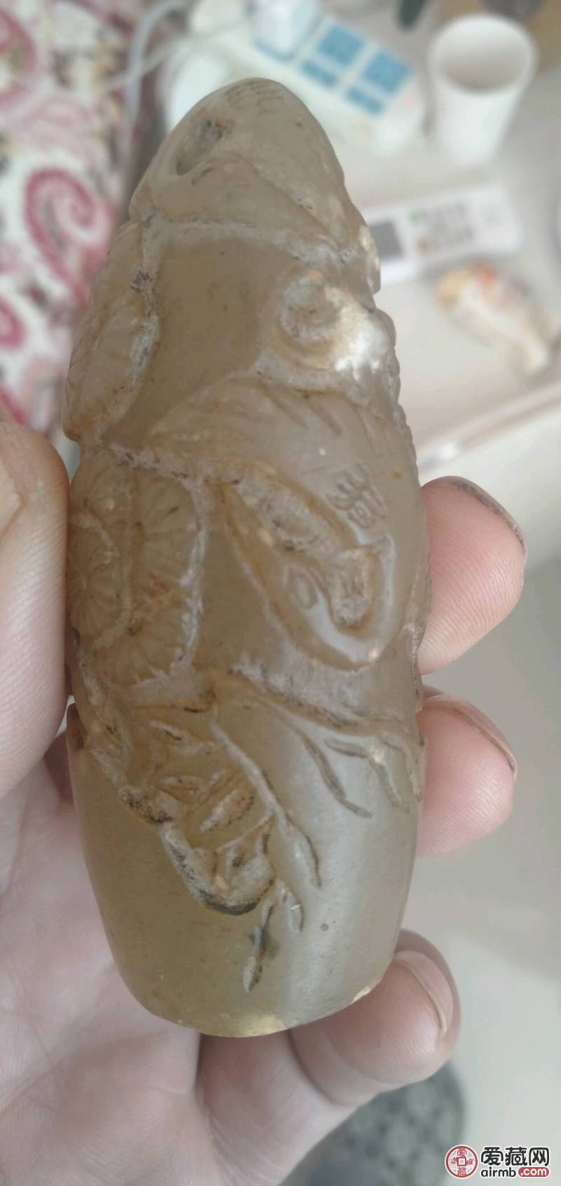 清代松鹤延年老印章一枚