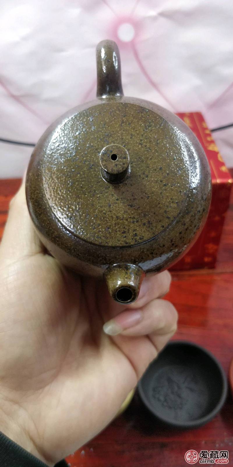 紫砂壶   落灰釉柴烧壶   