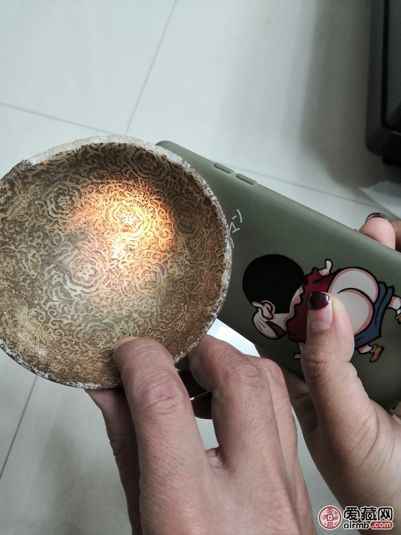 乾隆汉白玉碗，物品是真的，就是
