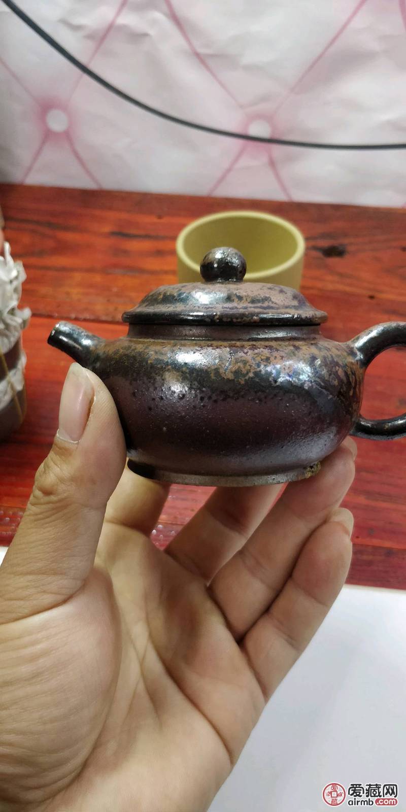 紫砂壶  柴烧全手工制作紫砂壶