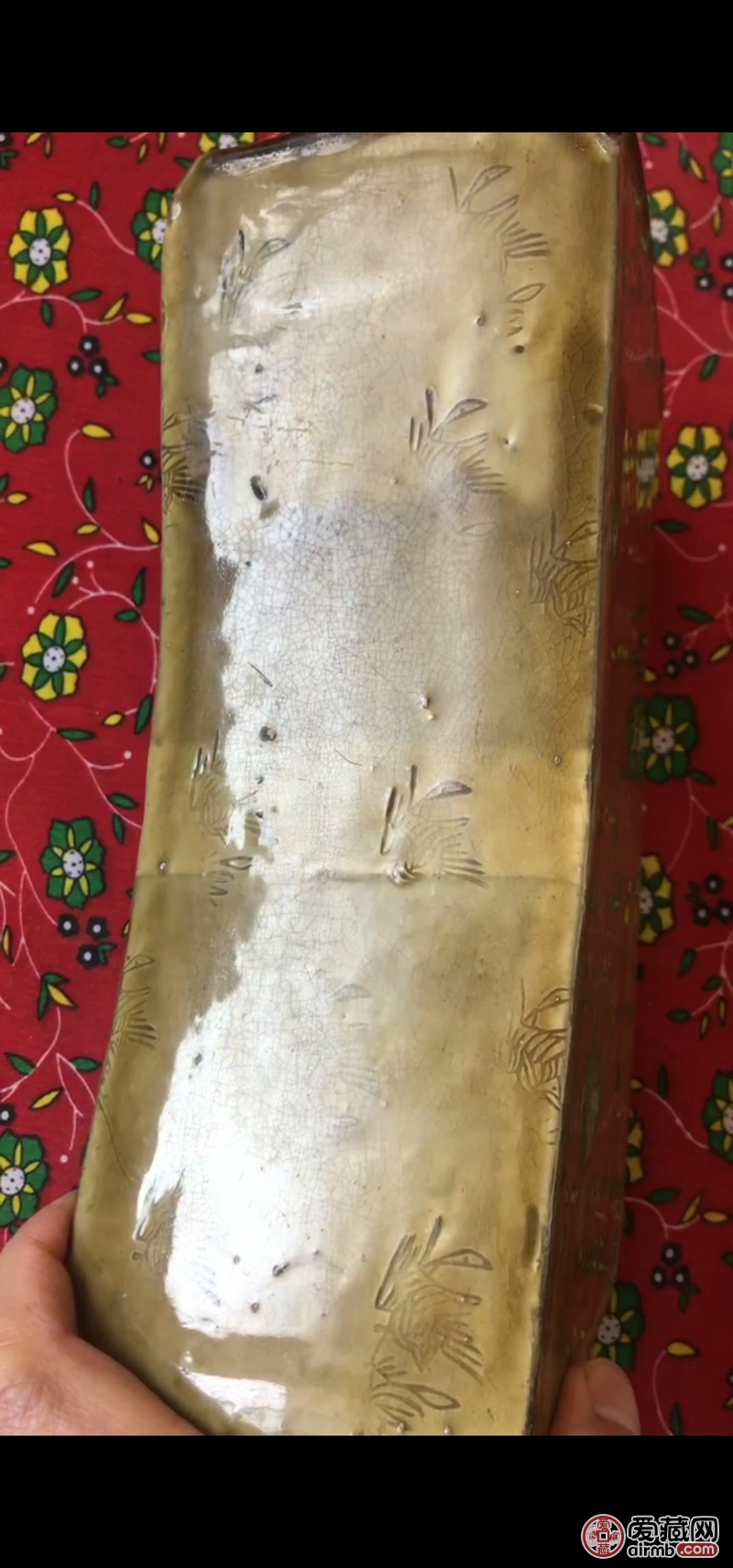 是否是唐代黄釉元宝枕
