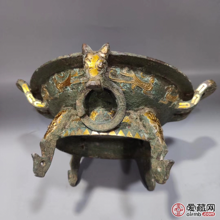 错金铭文盘