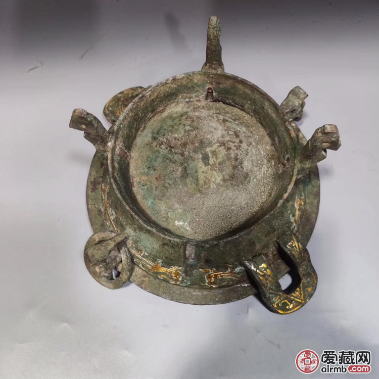 错金铭文盘