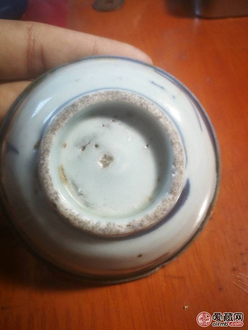 清代小碟子，有瑕疵，保老保真