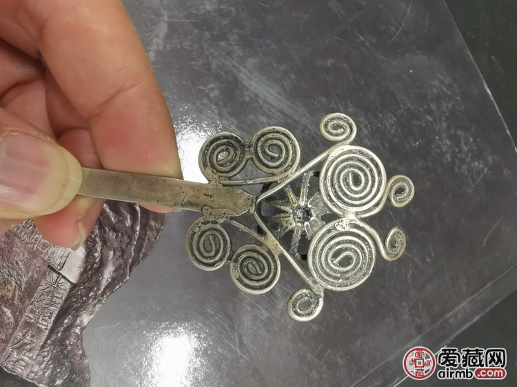 老簪子金银钗子 清代白铜老发簪