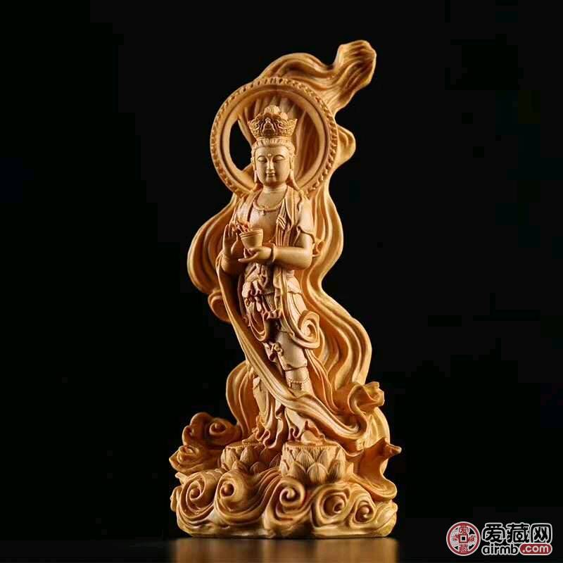 品名：崖柏渡海观音\n材质：崖
