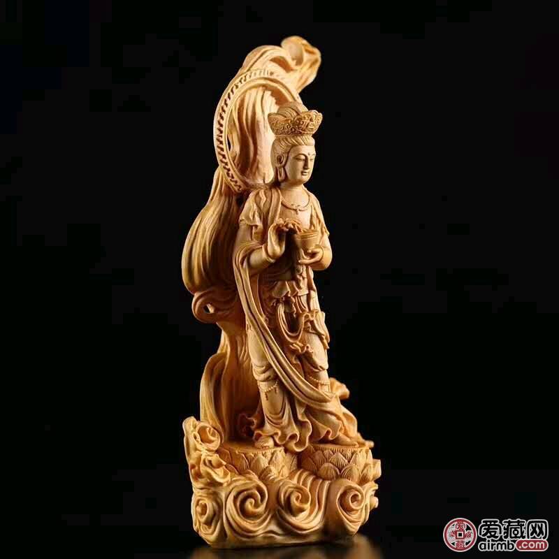品名：崖柏渡海观音\n材质：崖