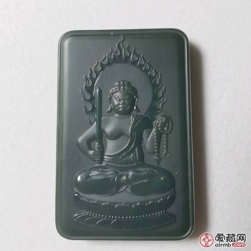 和田玉青玉一级细料子 八大守护