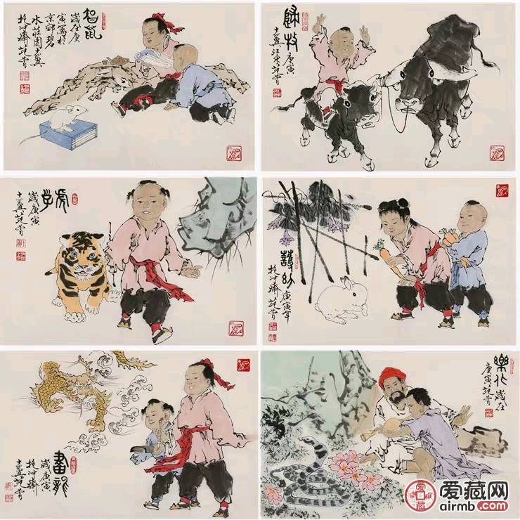 ♥【范曾】字画手绘二尺横幅写意