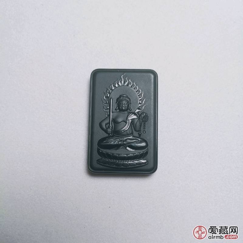 和田玉青玉一级细料子 八大守护