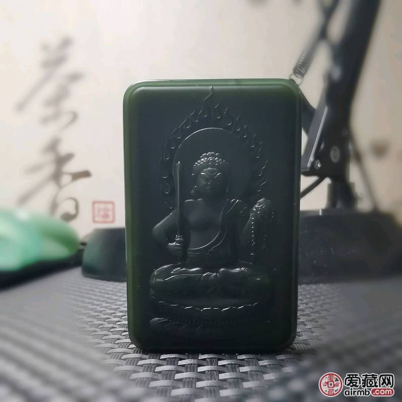 和田玉青玉一级细料子 八大守护