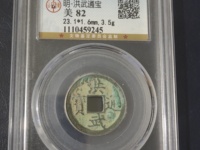 洪武通宝背北平真品价值多少