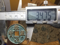 崇宁通宝白铜币图片