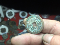 顺治通宝背上东存世量大吗