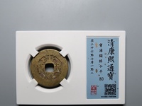 阔缘康熙通宝背天下太平