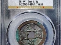 南宋建炎通宝篆书折二版别