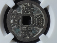 洪武通宝背牛