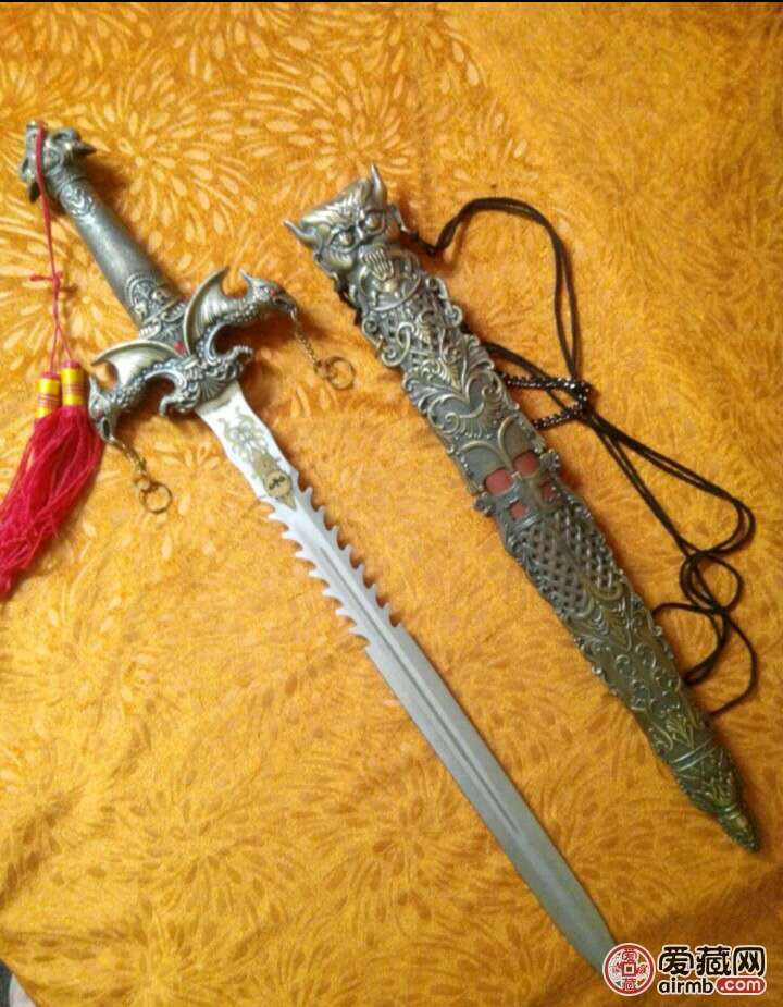 精品特惠痛心出手一把做工精美的鱼骨剑 长-价格300元-爱藏拍卖-爱藏