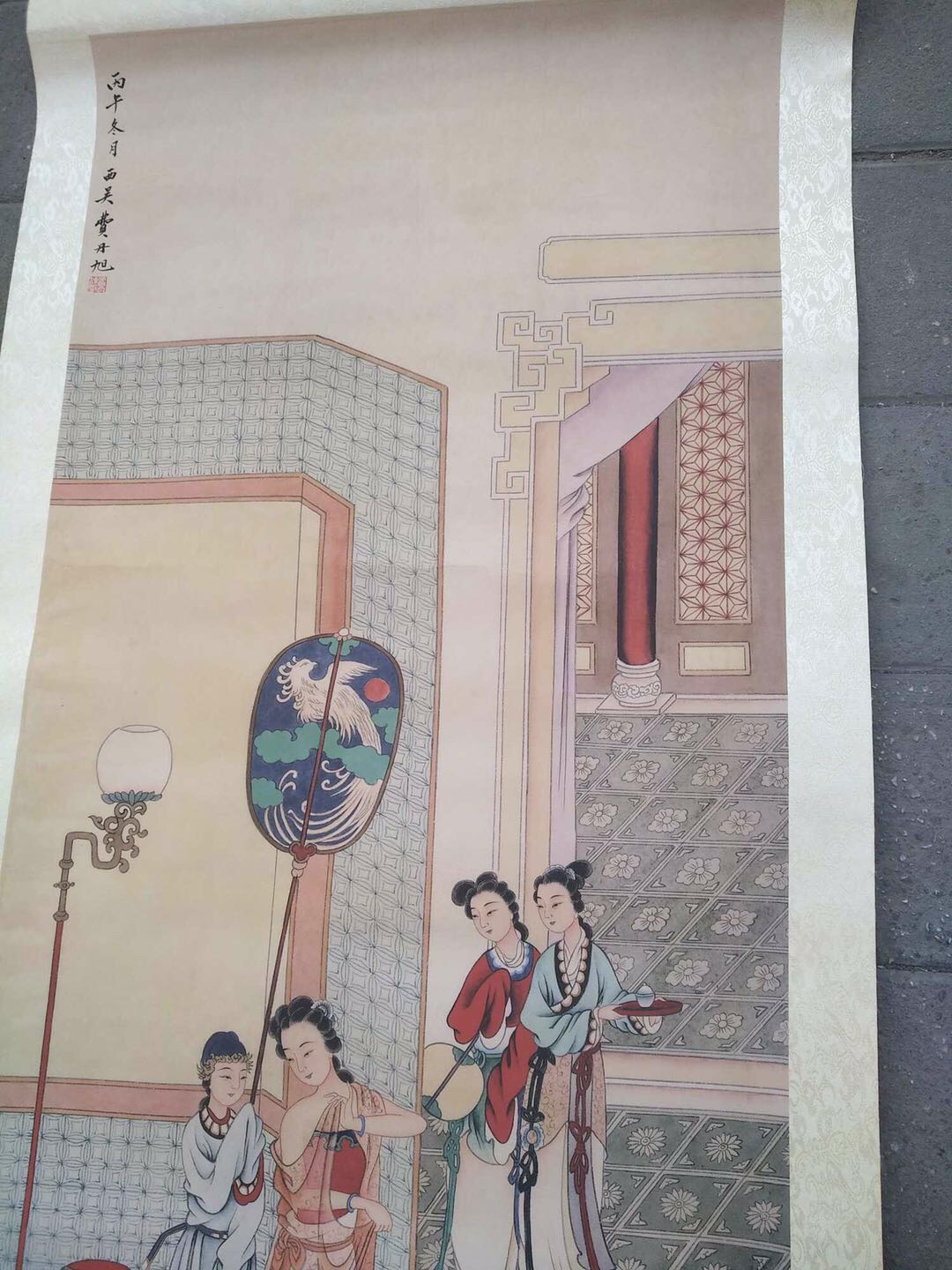 精品大放漏费丹旭贵妃醉浴尺寸约1707